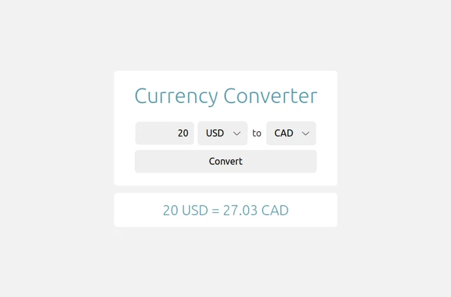 Currency Converter